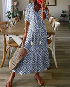 Felisa | Robe Midi de Style Boho Sans Effort