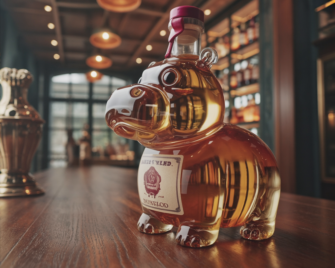 Bouteille de whisky - Édition Hippo
