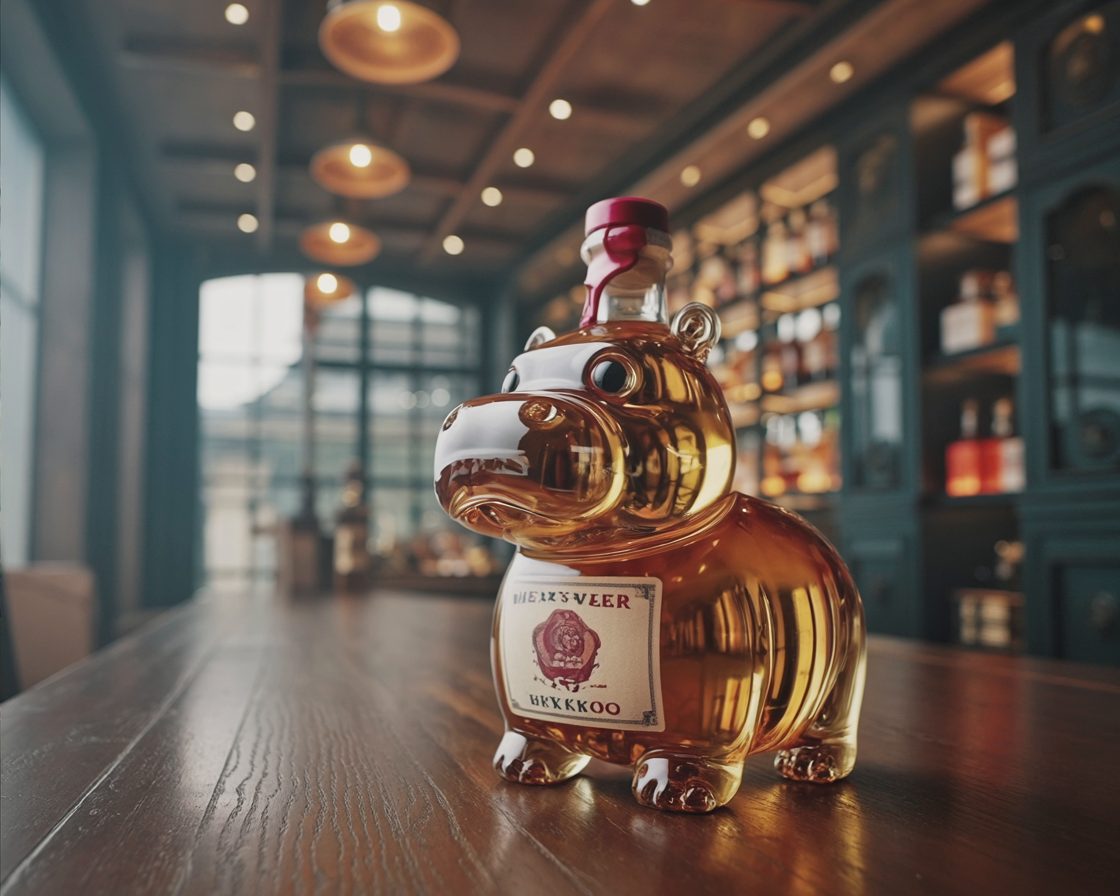 Bouteille de whisky - Édition Hippo
