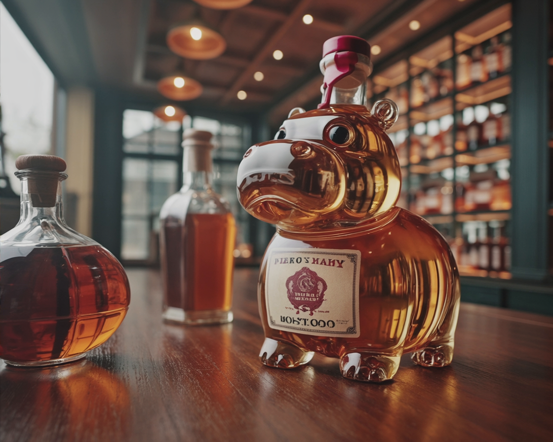 Bouteille de whisky - Édition Hippo