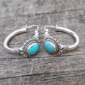 Boucles d'Oreilles Vintage en Turquoise