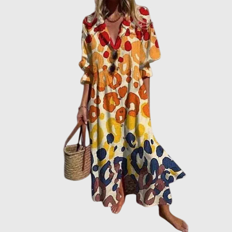 Francisca | Robe Maxi Bohème Élégante