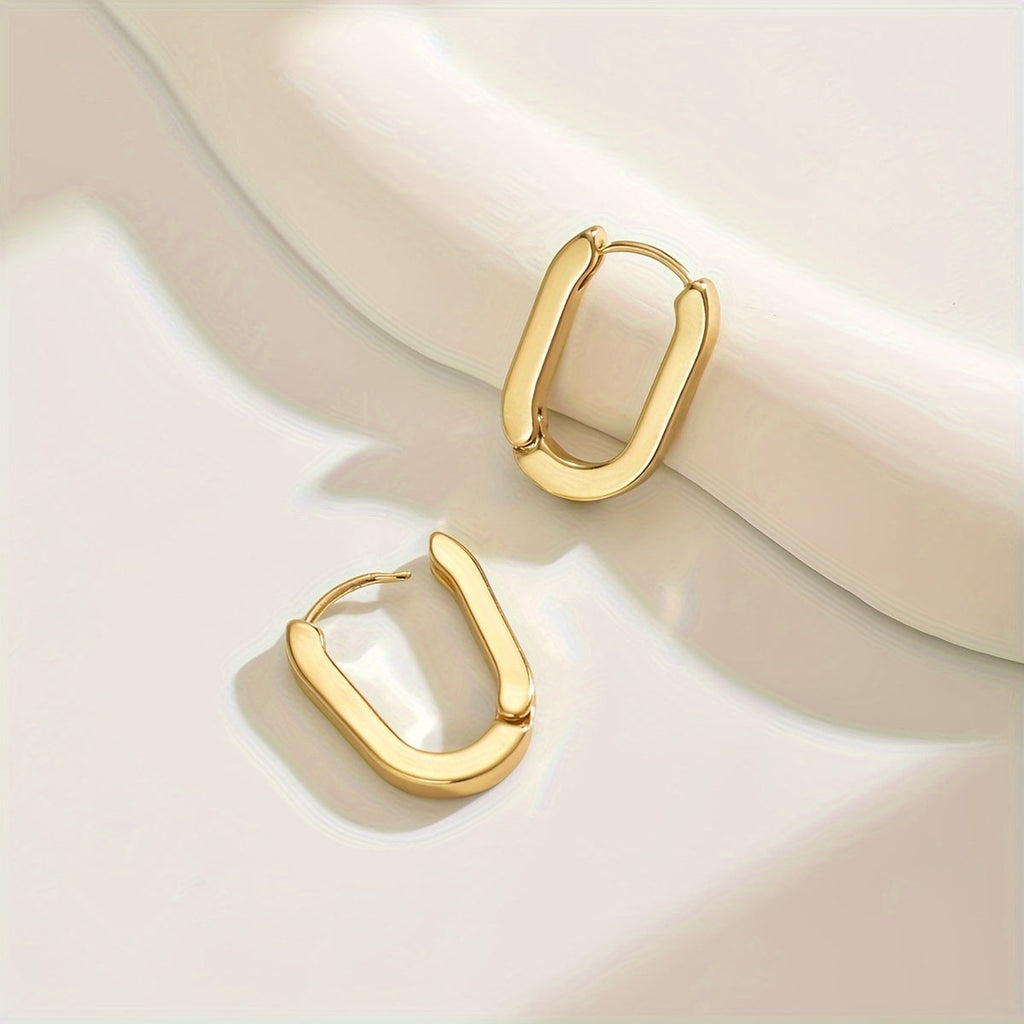 Aura | Boucles d'oreilles géométriques élégantes