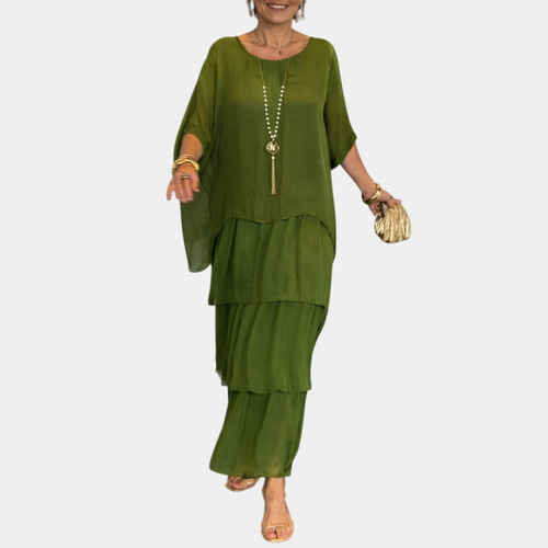 Agnès | Élégant Robe Maxi Fluide