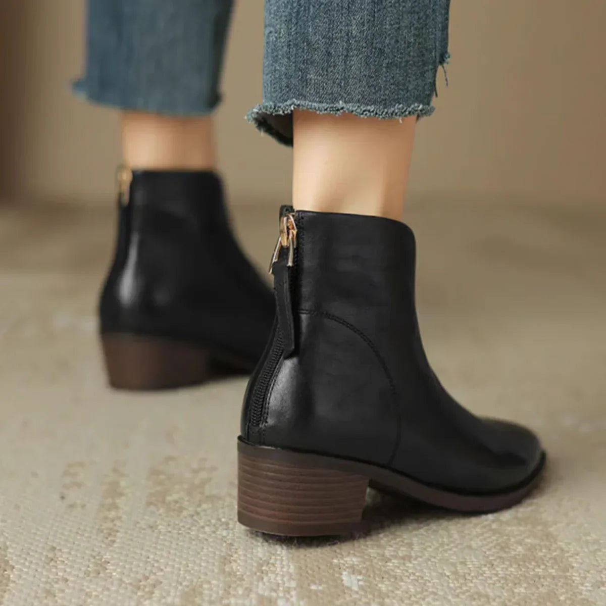 Viela | Bottines Orthopédiques en Cuir ⏐ Édition Premium