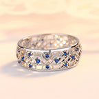Bague Rêvée en Filigrane de Saphir