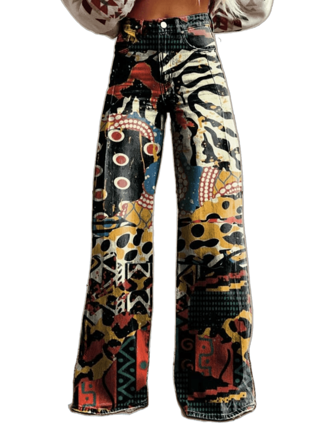 Élodie - Pantalon Large Élégant