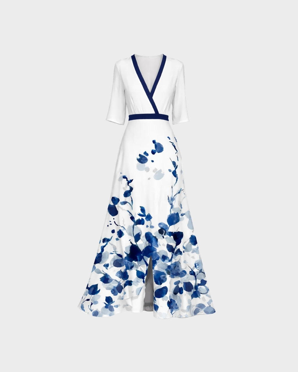 Pilar | Élégante robe longue avec décolleté plongeant