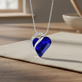 Collier de Saphir Cœur Infini