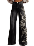 ECSLISSI - Pantalon Boho Élégant