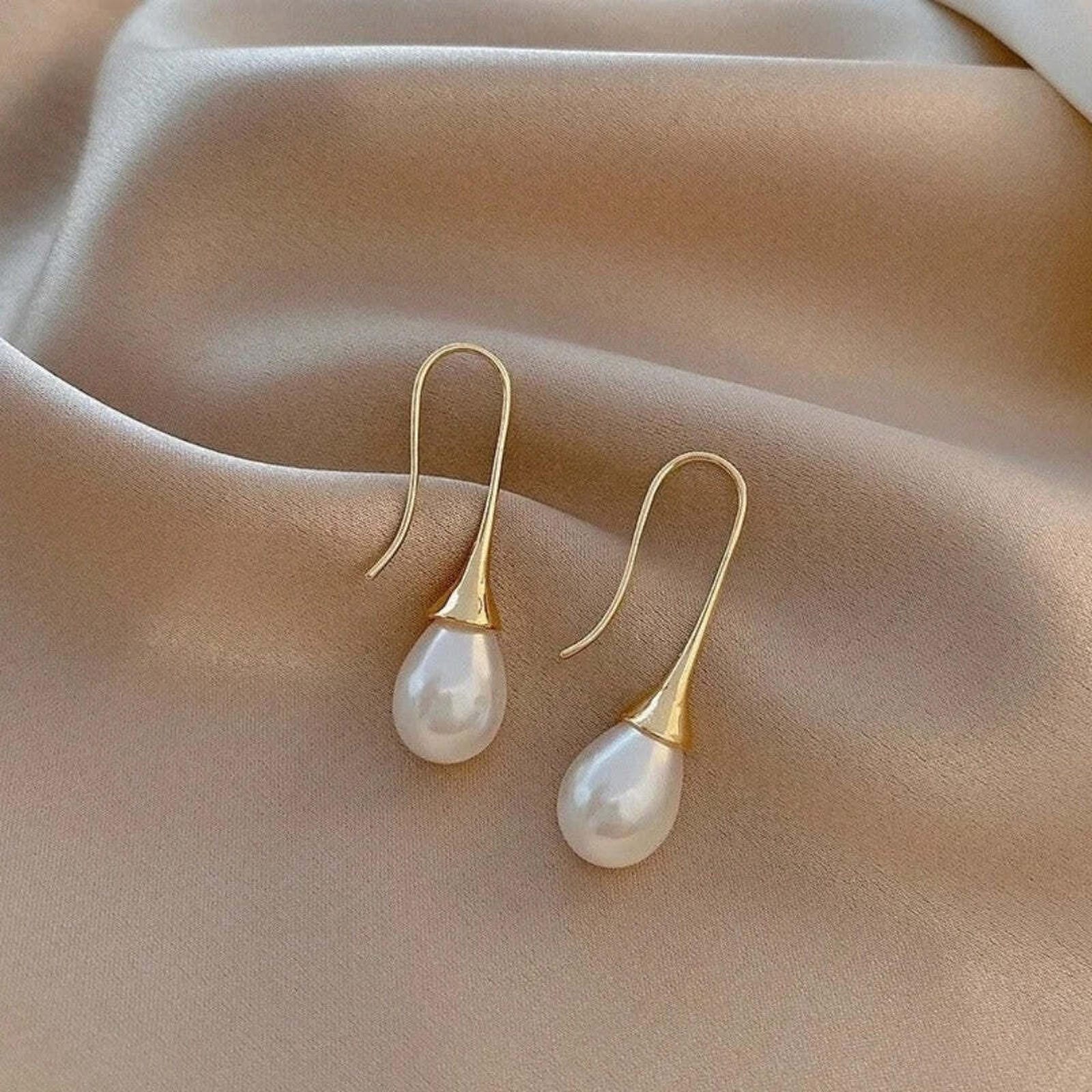 Boucles d'oreilles Helena en Perles Classiques