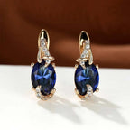 Boucles d'Oreilles Pendantes Regal Midnight