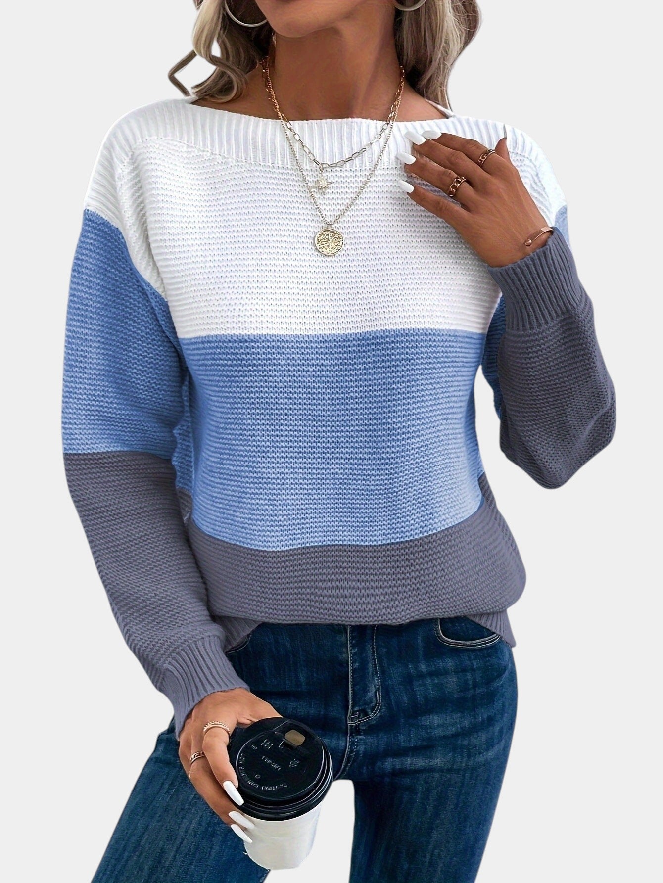 Serena | Pull Dégradé Doux avec Coupe Confortable