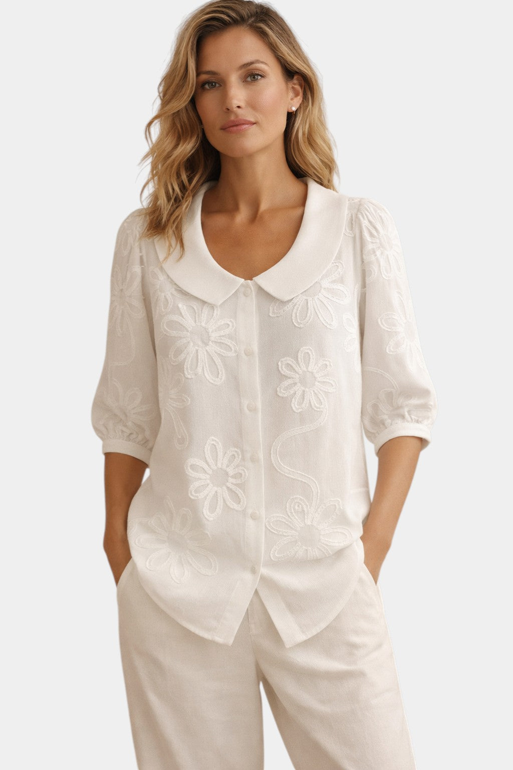 Elya | Blouse Brodée