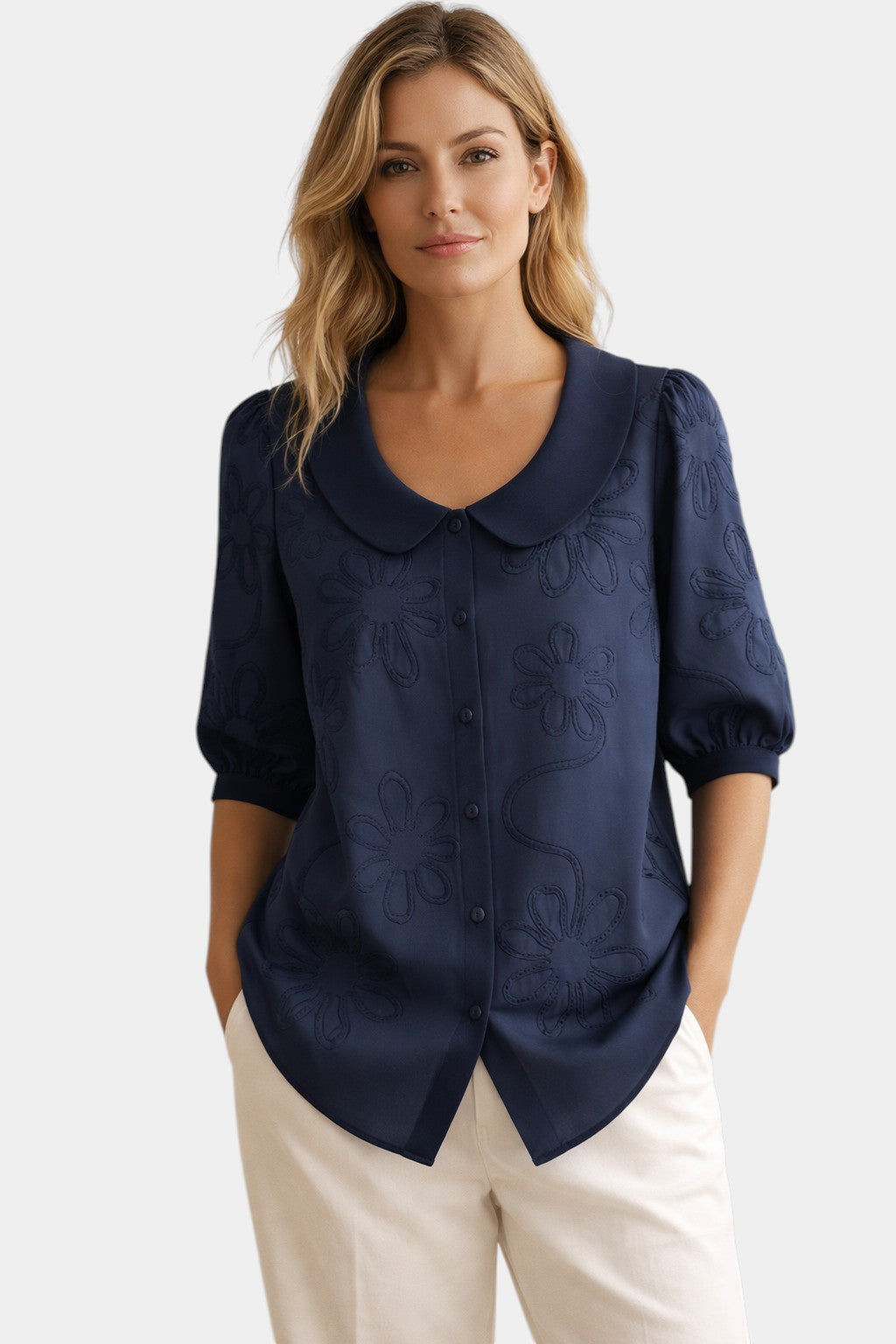 Elya | Blouse Brodée