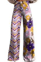 Isadora - Pantalon Boho à Fleurs