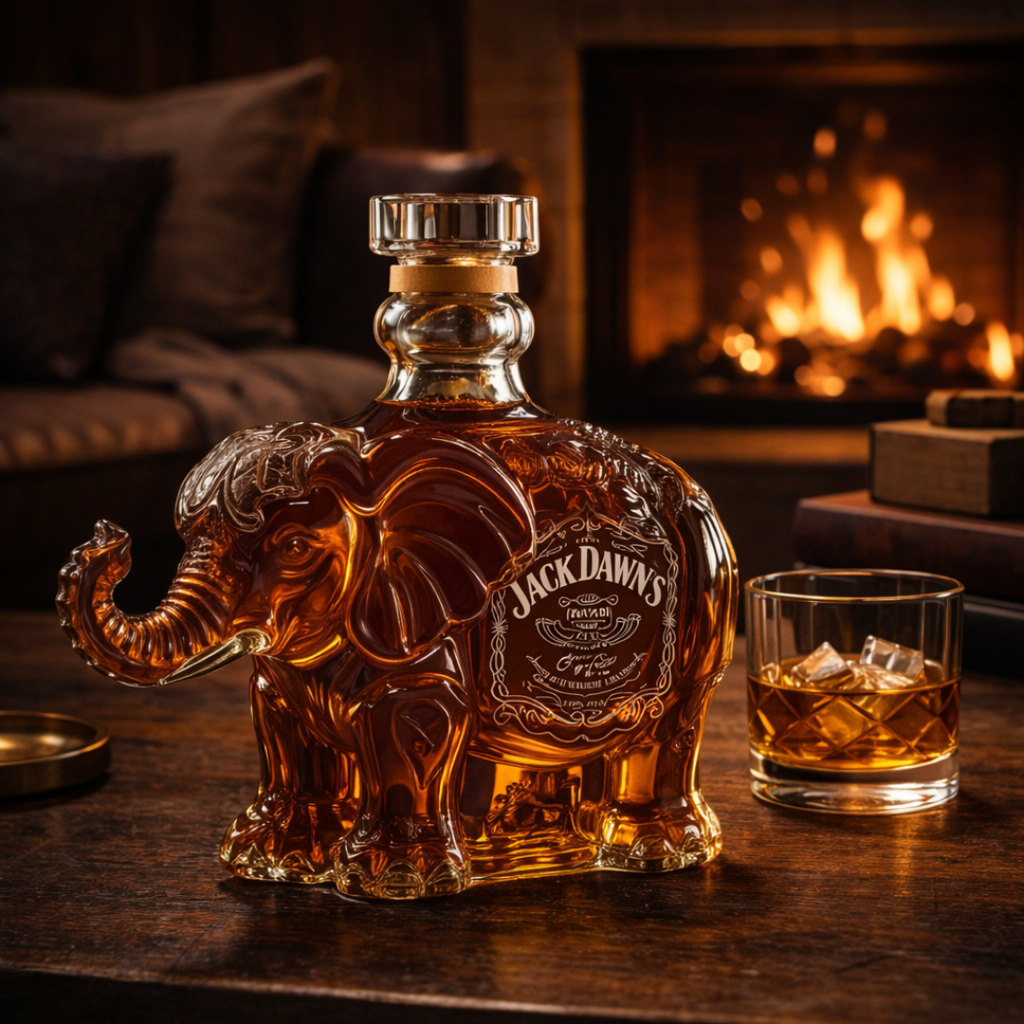 Bouteille de whisky Jack Daniel's - Édition avec Éléphant