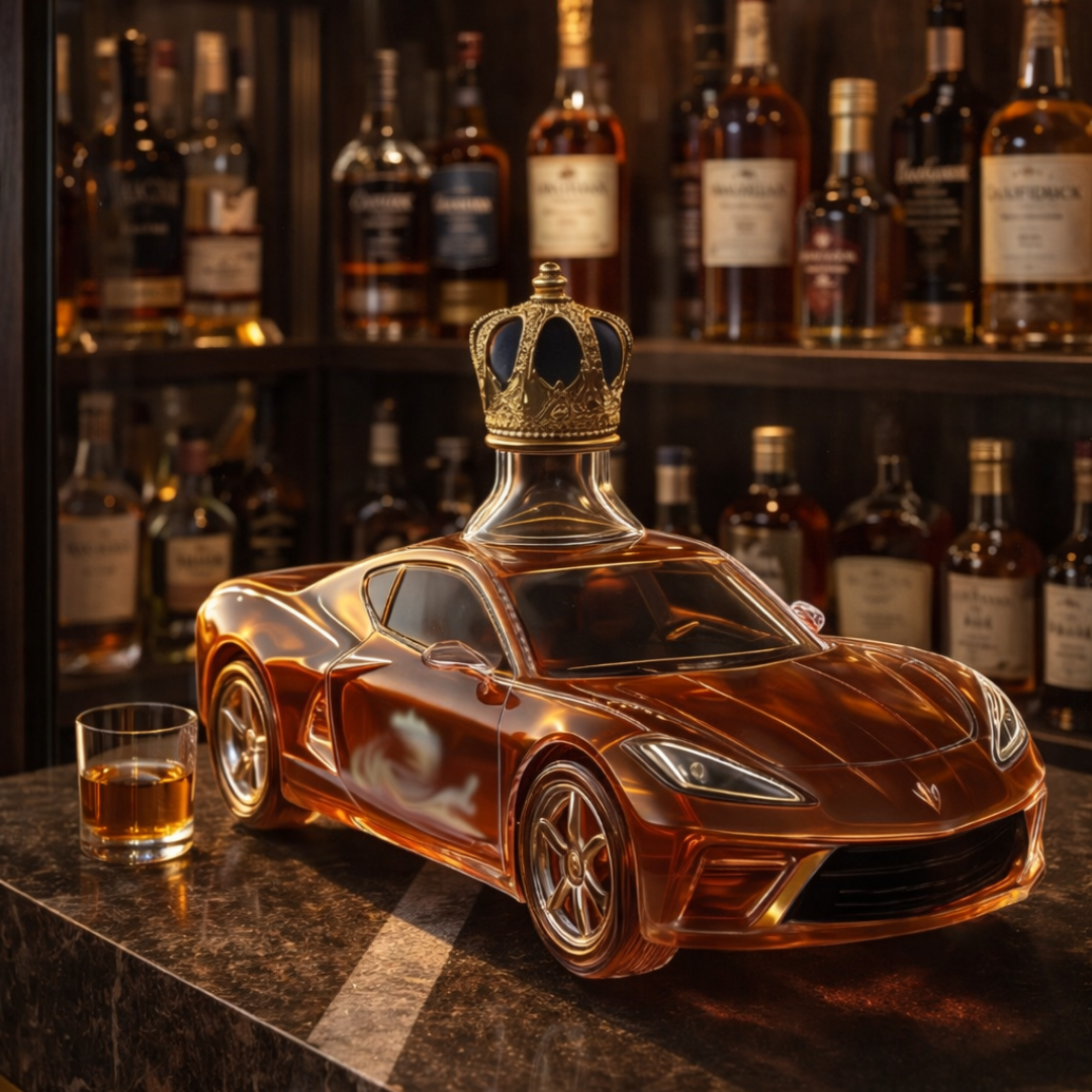 Bouteille de whiskey - Édition Corvette