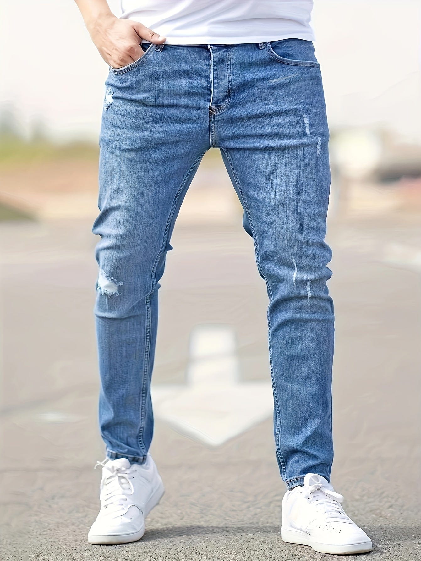 Alex | Jeans Slim Déchirés Tendance