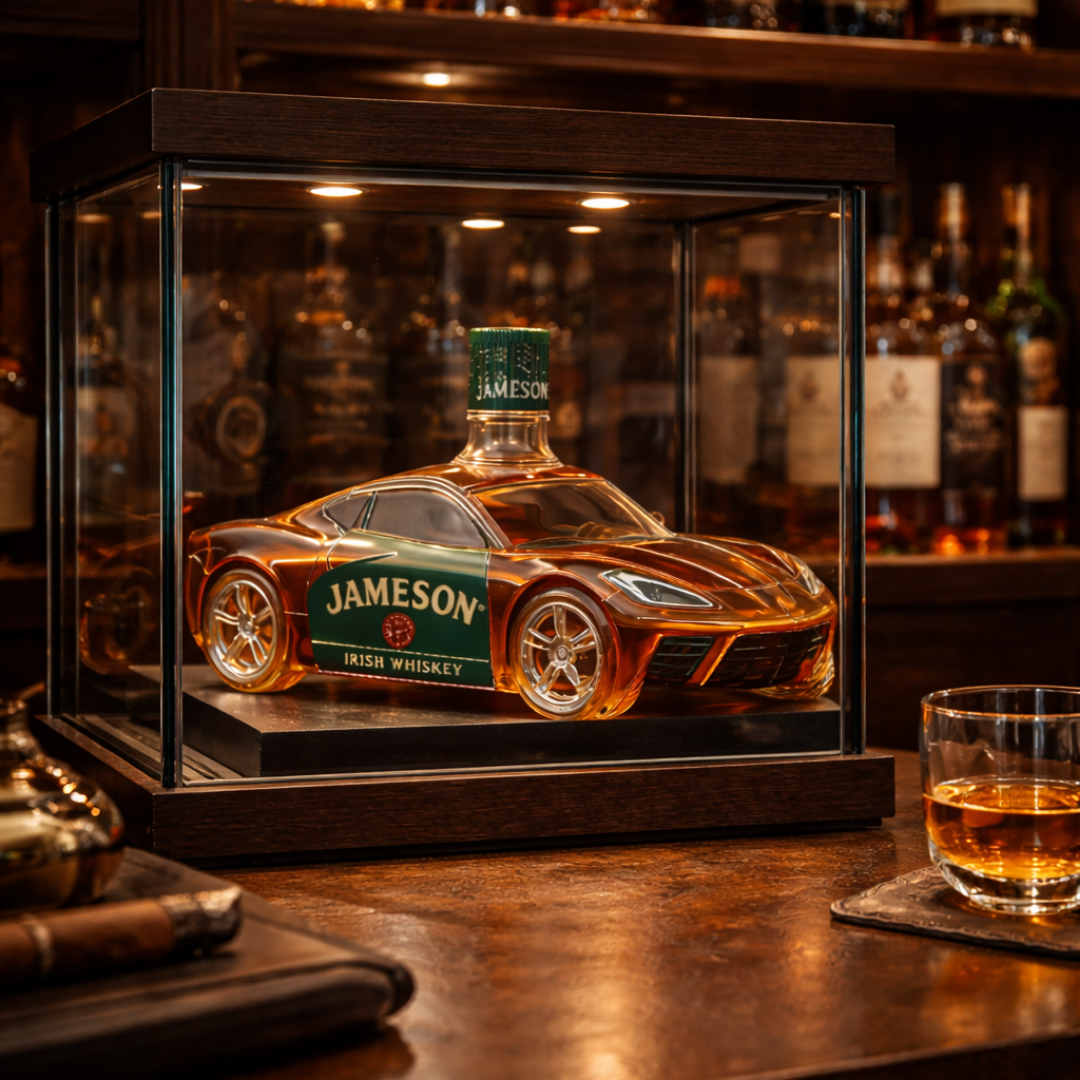 Bouteille de whiskey - Édition Corvette