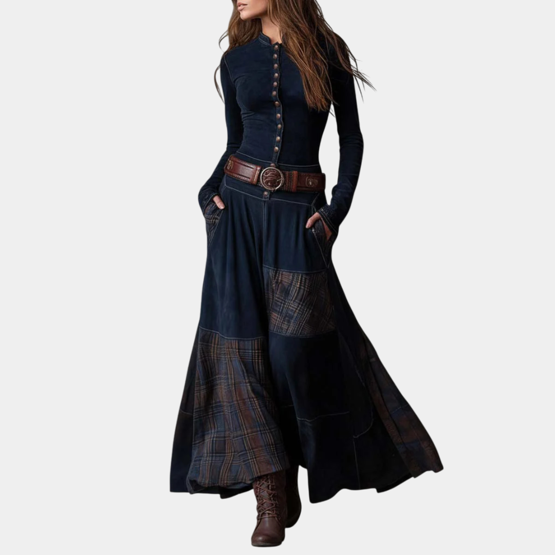 Leonora | Robe longue vintage