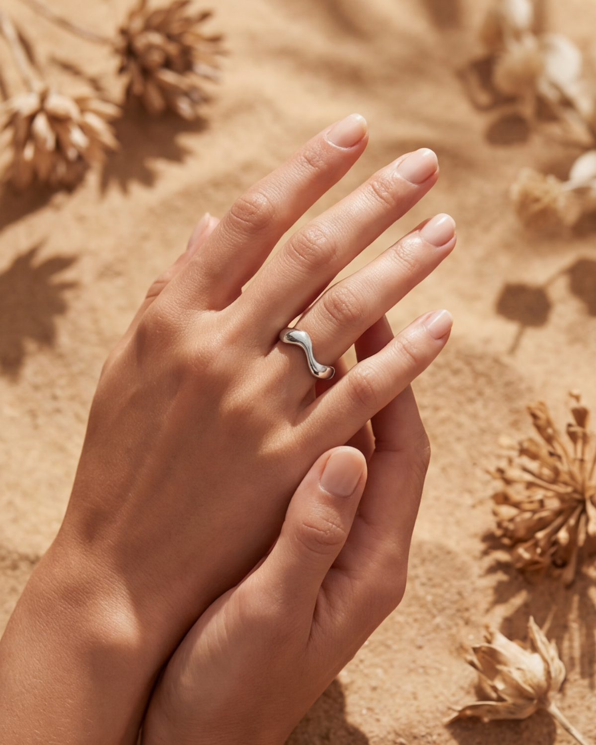 Armelle | Bague ondulée