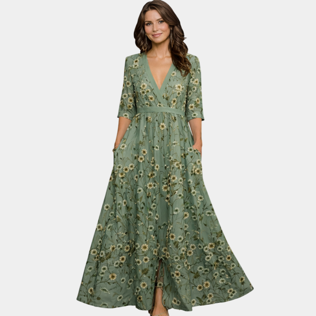 Amélie | Robe Maxi Élégante