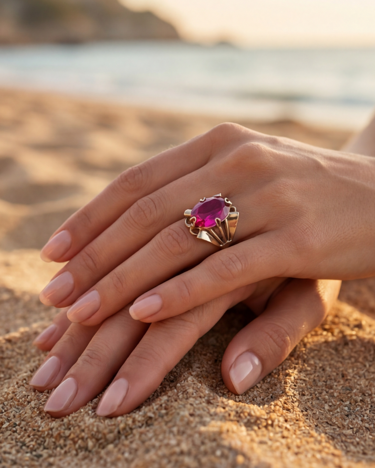 Livia | Bague saphir