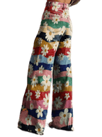 Léon - Pantalon Élégant à Motif Floral
