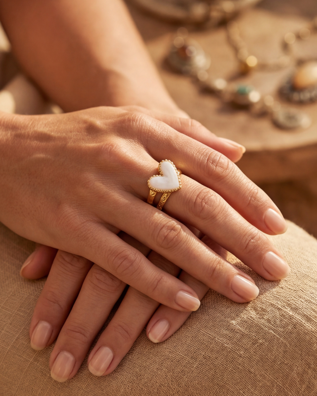 Quitterie | Bague cœur