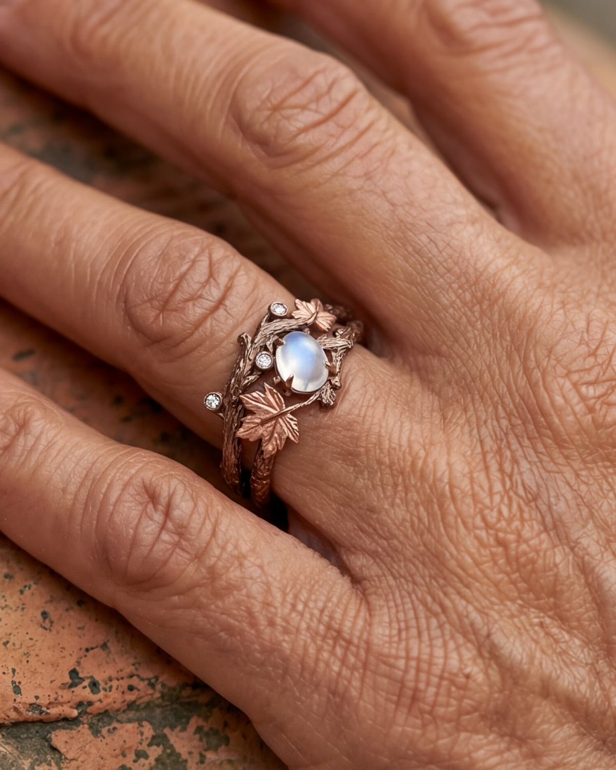 Maëlys | Bague effet branche