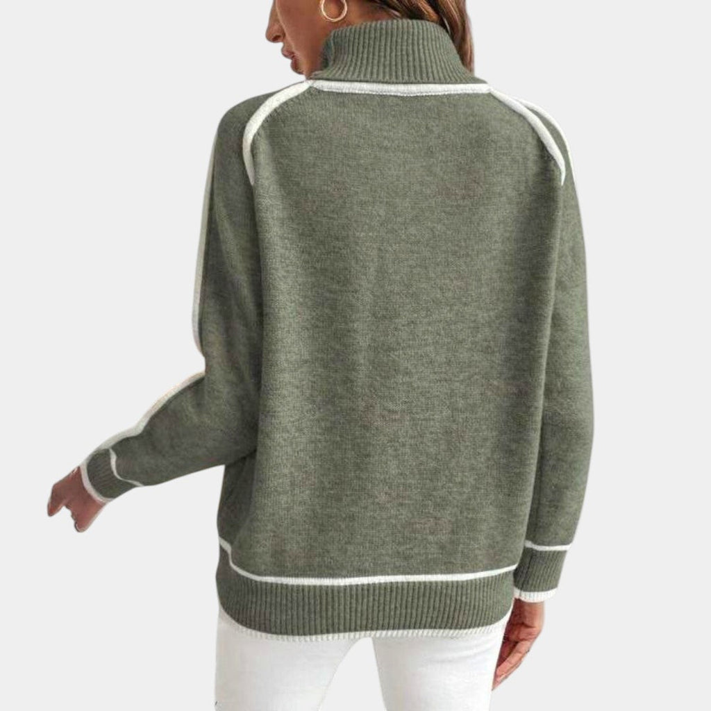 Kaylee | Pull élégant à col montant