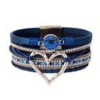 Bracelet Boho Multicouche en Cuir