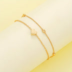 Ensemble de Collier et Bracelet Minimaliste Élégant