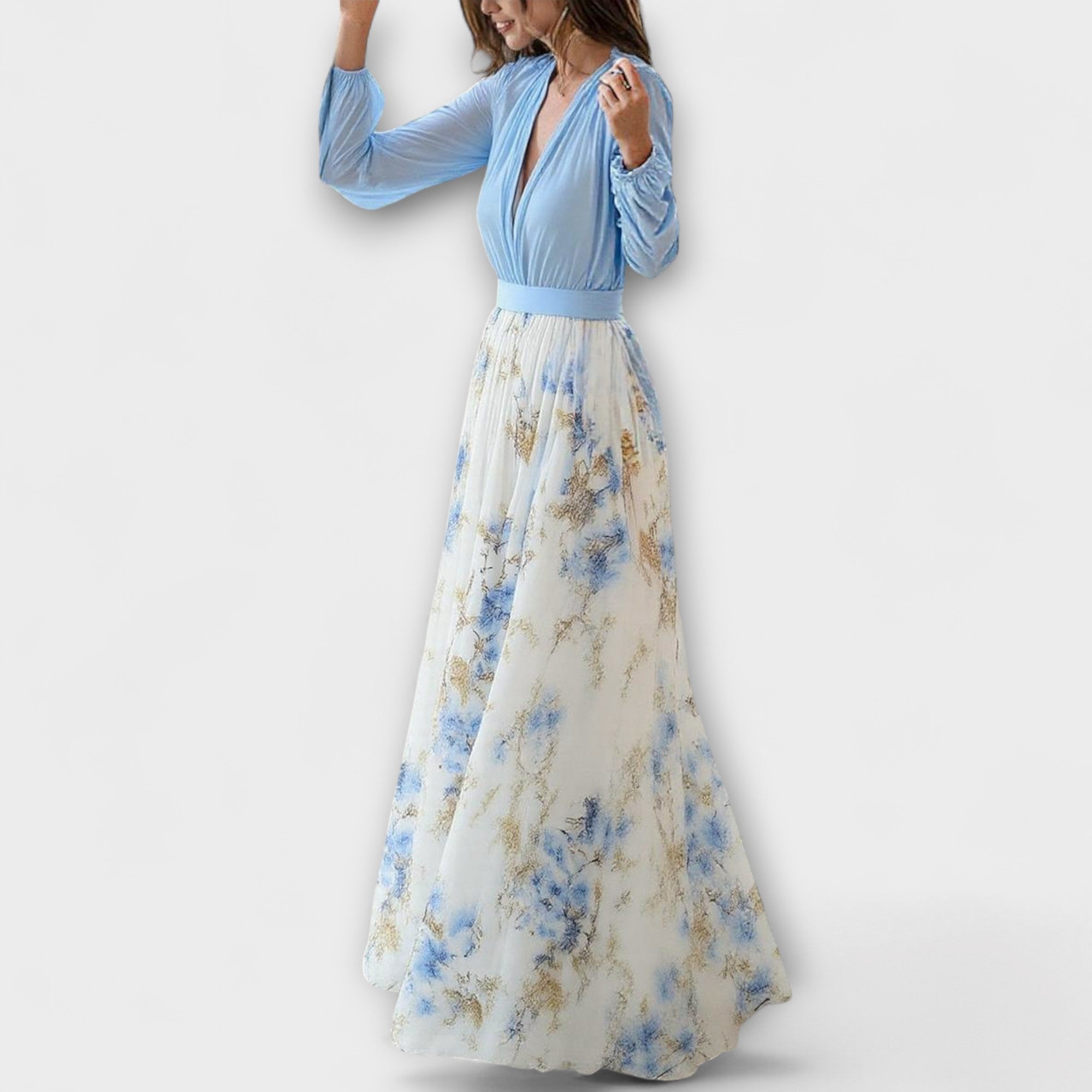 VERA | Robe longue à fleurs