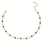 Victoire | Collier de Station Émeraude Verdante