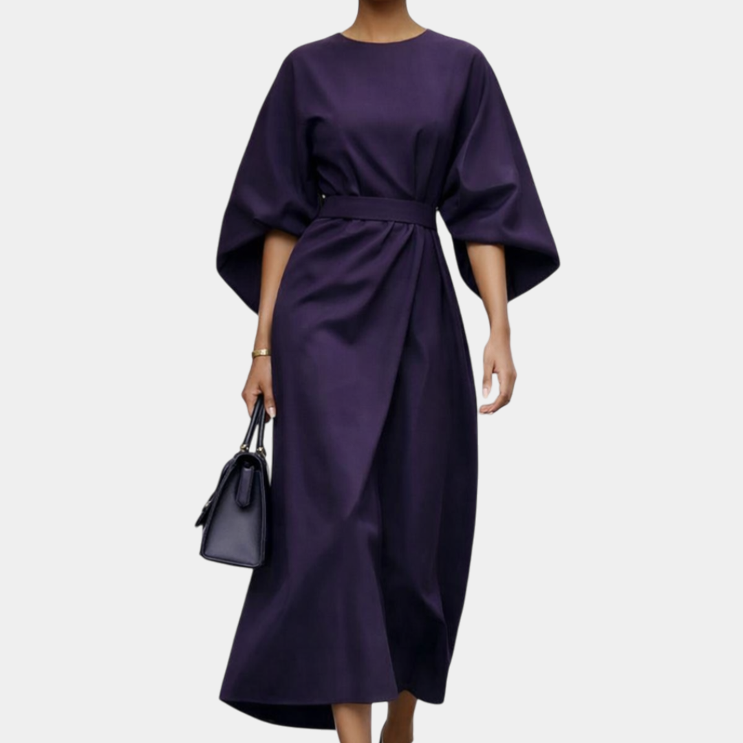 Ariane | Robe Maxi à Manches Kimono