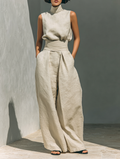 ZIRELLA | Ensemble Minimal avec Pantalons Amples