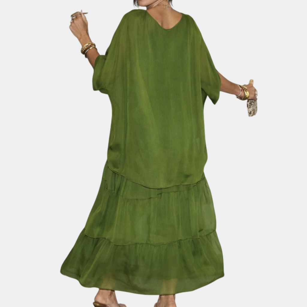 Agnès | Élégant Robe Maxi Fluide