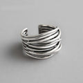 Bague à Fils Ajustables en Argent