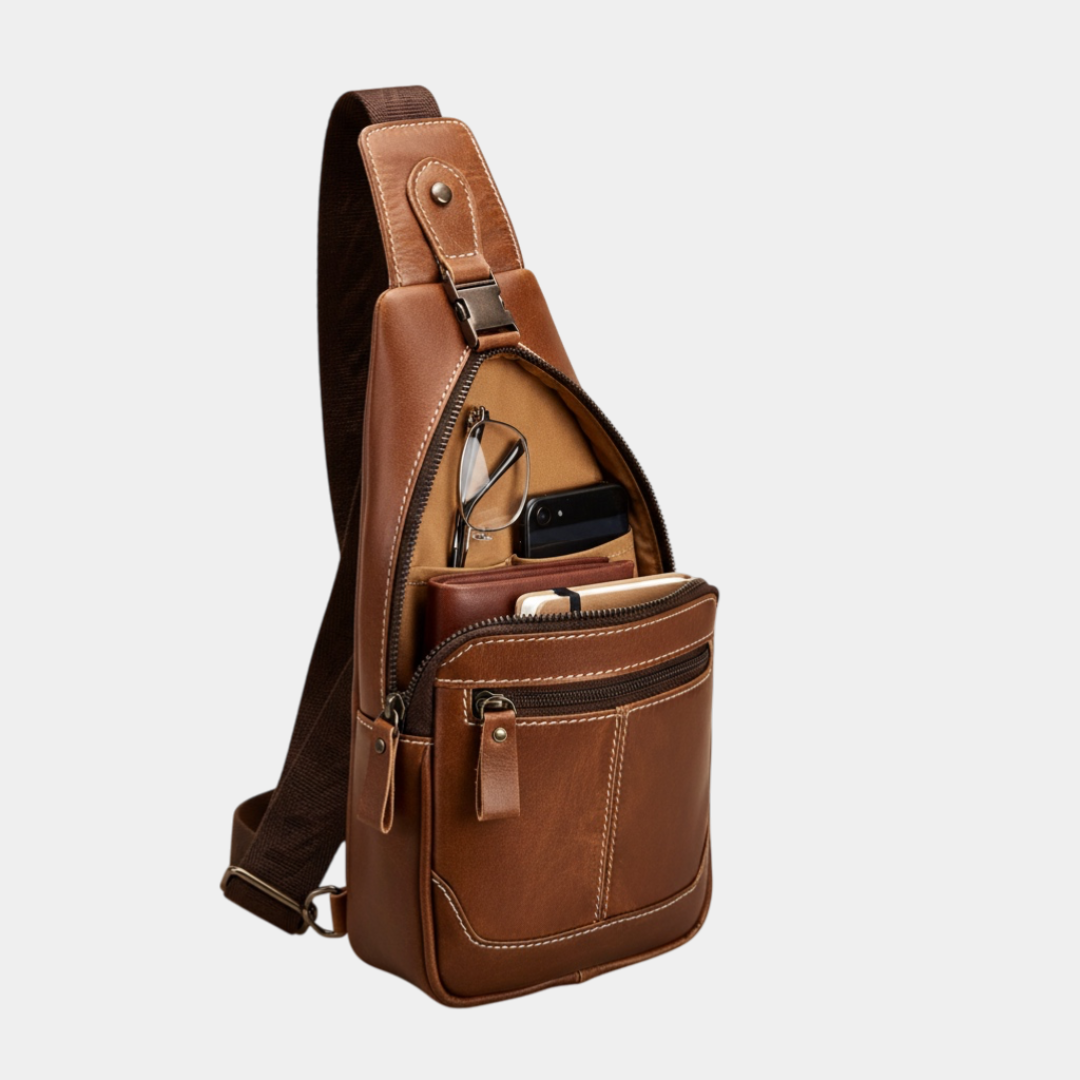 Hugo | Sac en cuir pour la poitrine