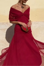 Rebeca | Robe Maxi de Soirée Élégante avec Décolleté en V