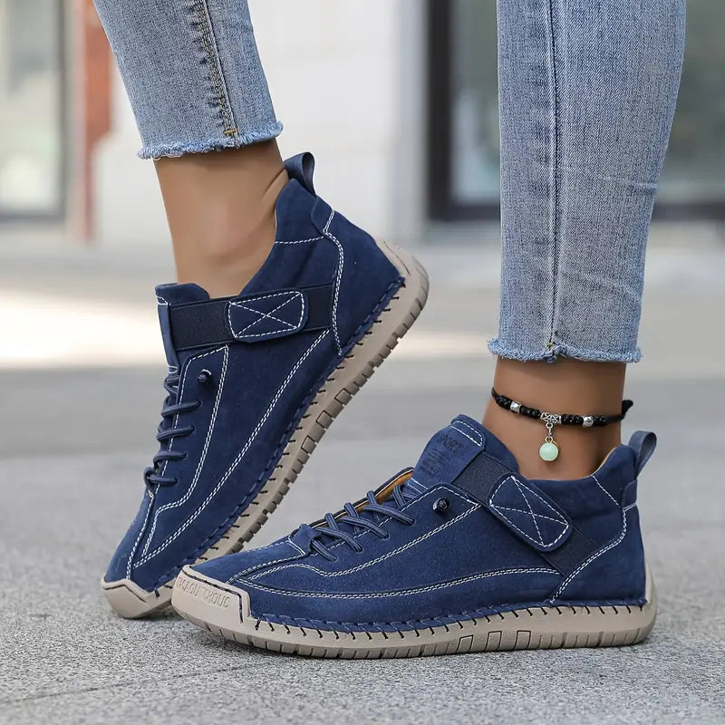 Gisela - Chaussures orthopédiques confortables effet peau