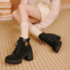 Emma | Bottines à talon avec plateforme