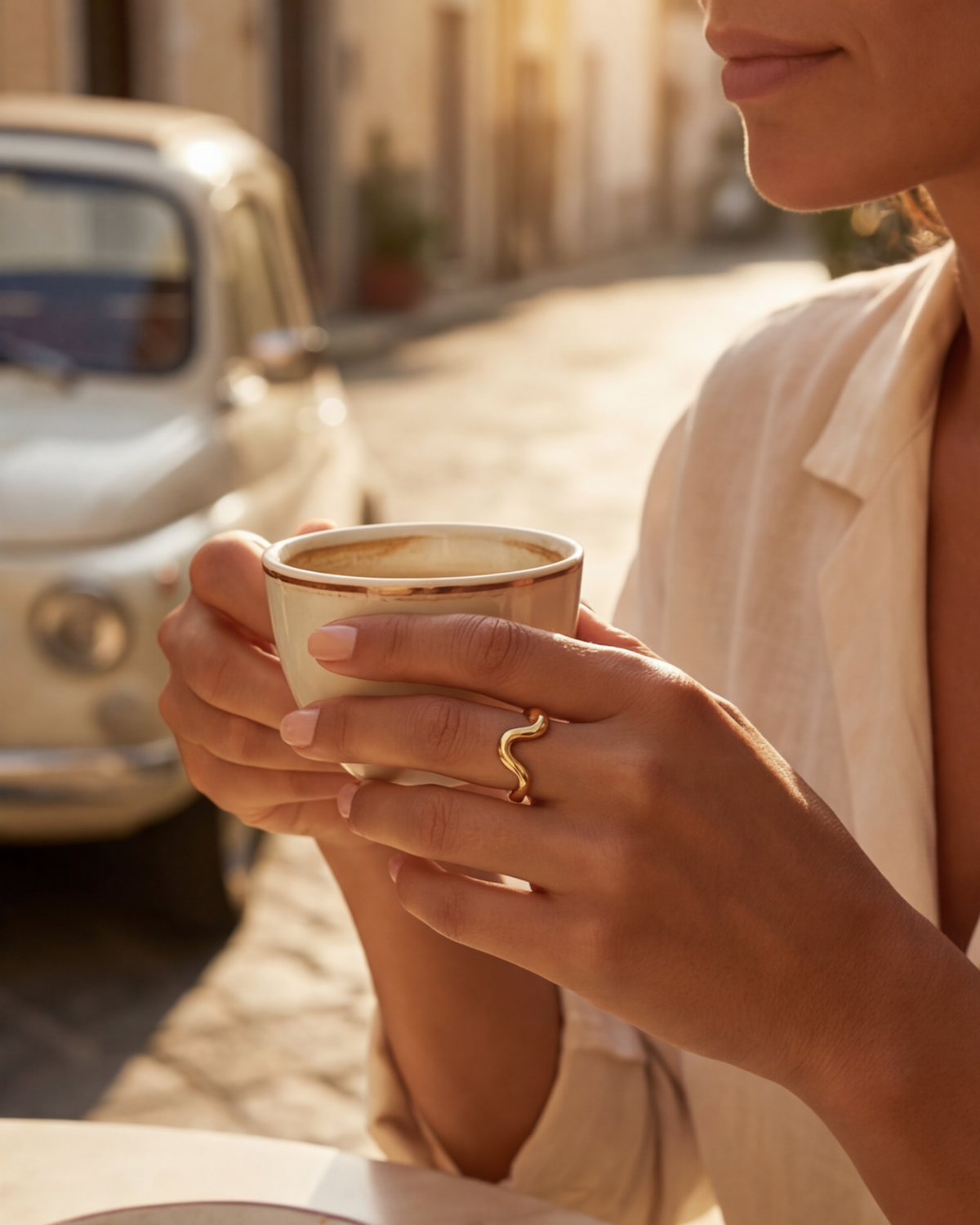 Daphné | Bague ondulée