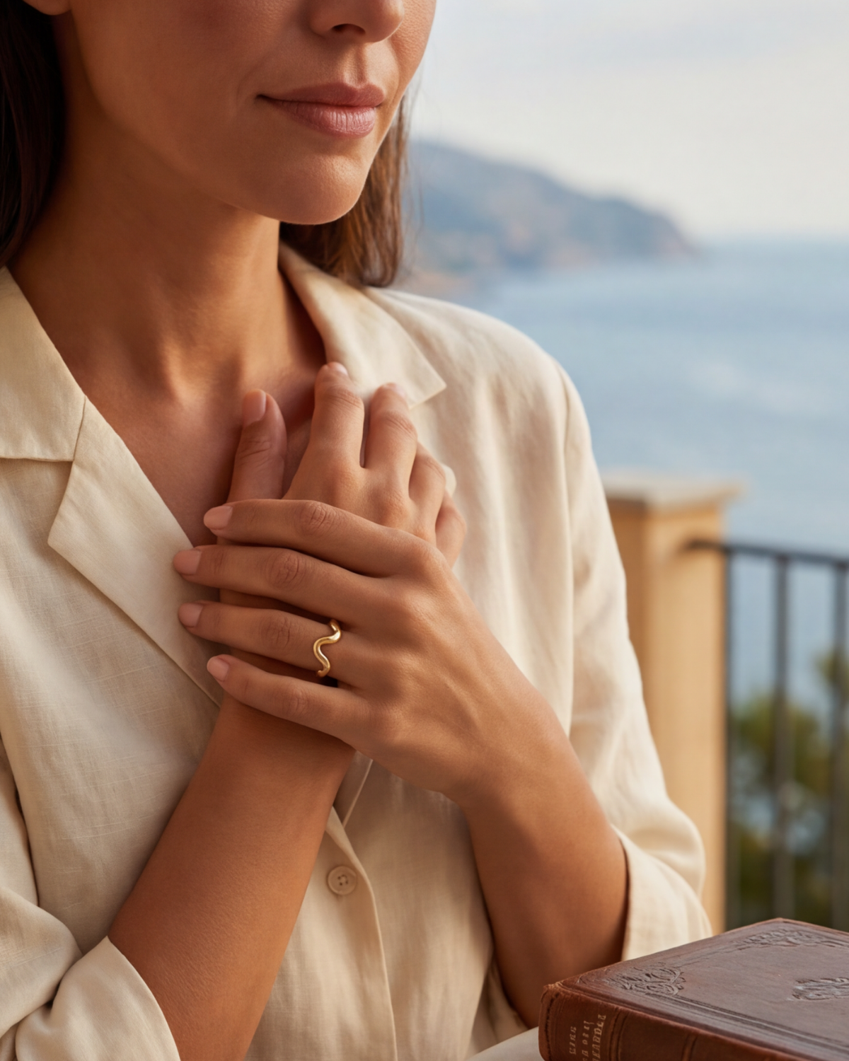 Daphné | Bague ondulée