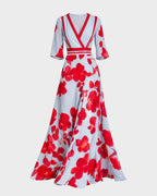 Pilar | Élégante robe longue avec décolleté plongeant