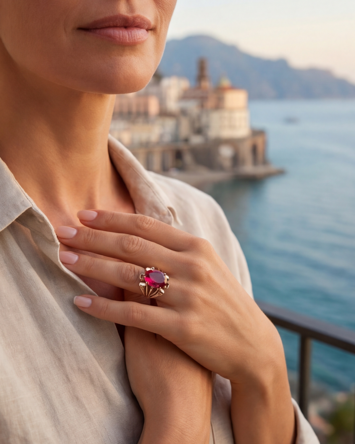 Livia | Bague saphir