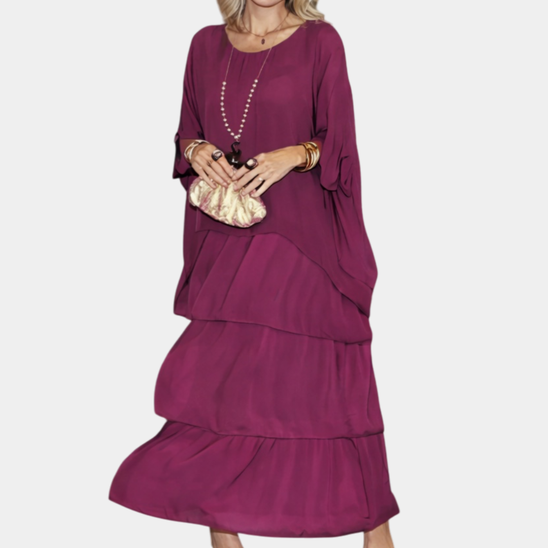 Agnès | Élégant Robe Maxi Fluide