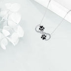 Collier Symbole d'Infini avec Zirconia - Design Suspendu